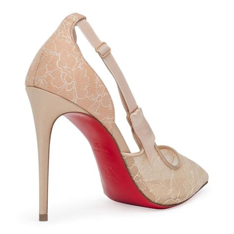 Hot Jeanbi Beige Lace Pumps Lace Pumps Nude Christian Louboutin Pumps