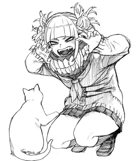 Toga Himiko Scarabocchi Kawaii Disegni Di Teste Arte Delle Anime