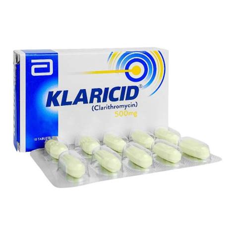 Abbott Klaricid Tablet, 500mg, 10 Tablets – Doorstep Grocery Store