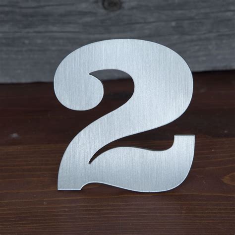 Metal Numbers - Custom Address Numbers | CraftCuts.com