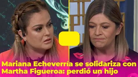 Mariana Echeverría rompe en llanto por la tragedia de Martha Figueroa