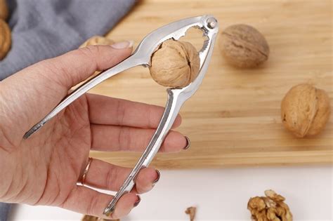 Stainless Steel Nutcracker Almond Walnut Pecan Plier Seafoods Cracker