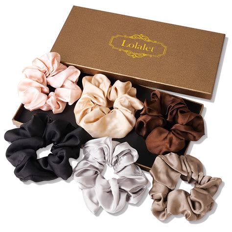 Buy Lolalet Pack Scrunchies For Hair Hair Scrunchies For Women Girls