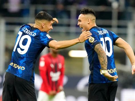 Lautaro Martinez Brace Helps Inter Milan Sink Ac Milan To Reach Coppa