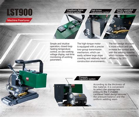 Geomembrane Hdpe Welding Machine Hot Wedge Welder W Overlap Welding Tool For Mm Liner