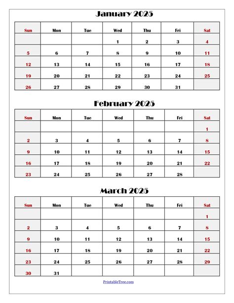 January And February 2025 Calendar Two Months Calendar