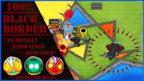 Bloons TD 6 Cubism Black Border No Monkey Knowledge Double Hp