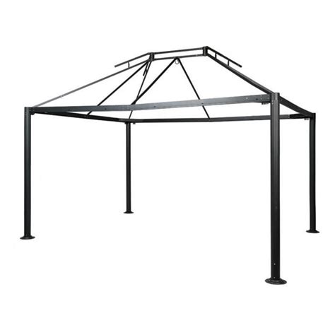 STRUCTURE NOIRE DE LA TONNELLE NAPOLI HESPERIDE Cdiscount Jardin