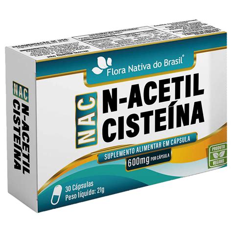 Nac Acetilcisteína Flora Nativa W3 Life Compre Já W3 Life Loja