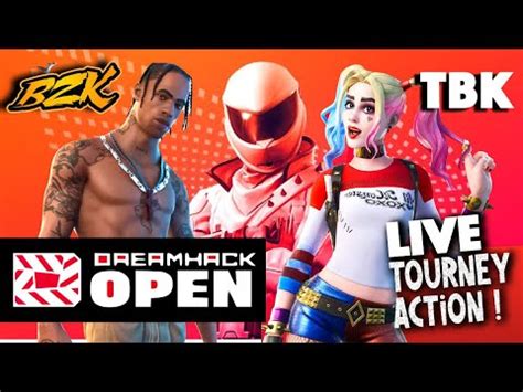 Fortnite Live Dreamhack Online Open Heat Youtube