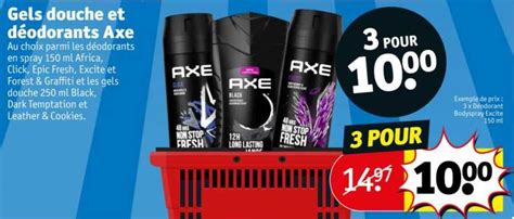 Promo Gels Douche Et D Odorants Axe Chez Kruidvat Icatalogue Fr