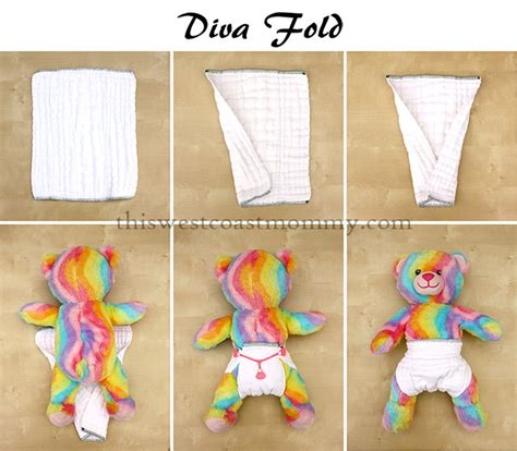 6 Ways To Fold A Prefold Cloth Diaper This West Coast Mommy