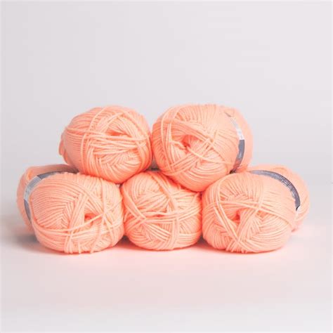 1st Choice: Double Knitting Yarn 100g - Peach (Case of 5), textile ...