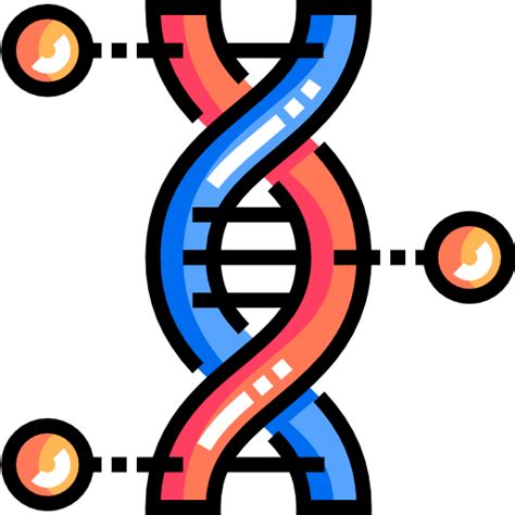 Genome Detailed Straight Lineal Color Icon