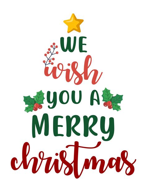 words for we wish you a merry christmas printable 9