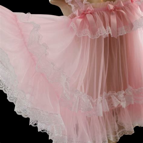 Baby Doll Dress Sissy Baby Nylon Chiffon Lots Of Lace