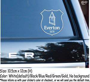 Everton FC Car Stickers England Football Club Stickers Decals Best ...