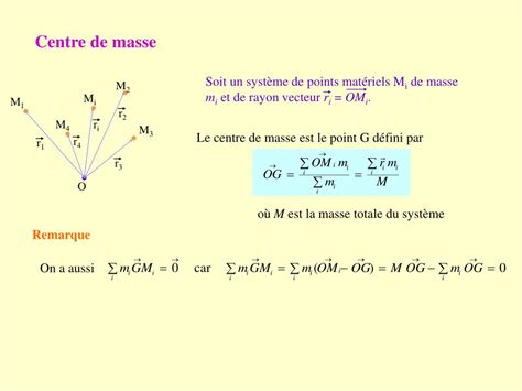 Ppt Principe D’inertie Centre De Masse Powerpoint Presentation Free Download Id 4355219