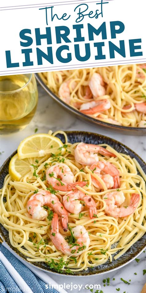 Shrimp Linguine (30 Minute Meal) - Simple Joy