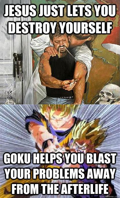 Goku v Jesus memes | quickmeme