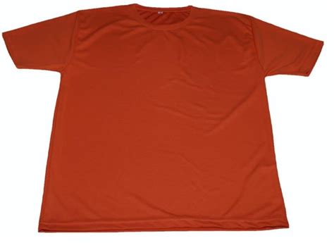 Unisex Orange Plain Dri Fit Round Neck T Shirt At Rs Piece In Noida