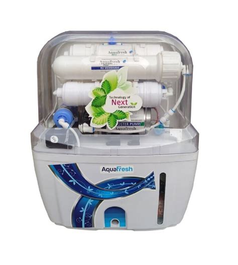 White Aqua Fresh RO UV UF Water Purifier Capacity 12 L Model Name