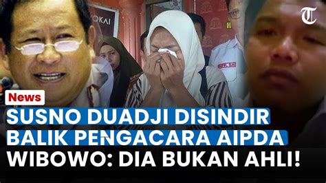 Memanas Susno Duadji Disindir Balik Pengacara Aipda Wibowo Di Kasus