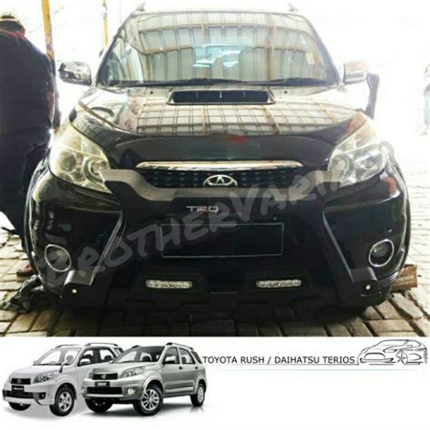 Jual Tanduk Bemper Depan New Rush New Terios Model Luxury New TRD