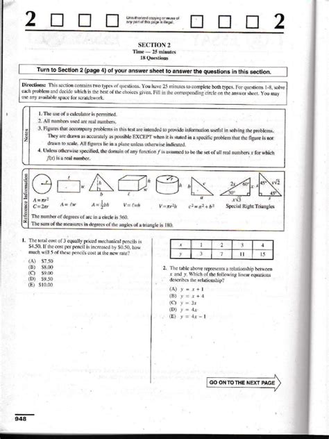 Sat Practice Test Math Pdf Triangle Geometry Euclidean Plane Geometry