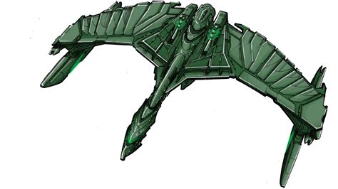 Gabe Munn Magill's Conceptual Art Blog: Romulan Valdore-Class Ship Concept Art