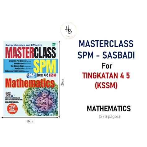 2022 MASTERCLASS SPM RUJUKAN KOMPREHENSIF EFEKTIF SPM TINGKATAN 4 5