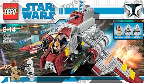 LEGO 8019 Republic Attack Shuttle Instructions and Parts List