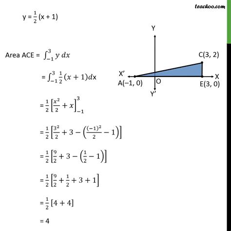 Question 4 Using Integration Find Area Of Triangle Class 12