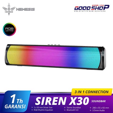 Jual NYK Nemesis SIREN X30 3 In 1 Connection Soundbar Shopee Indonesia