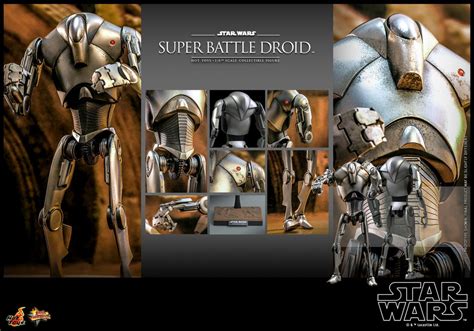 Hot Toys Звездные войны фигурка MMS Star Wars II of the Clones Super Battle Droid