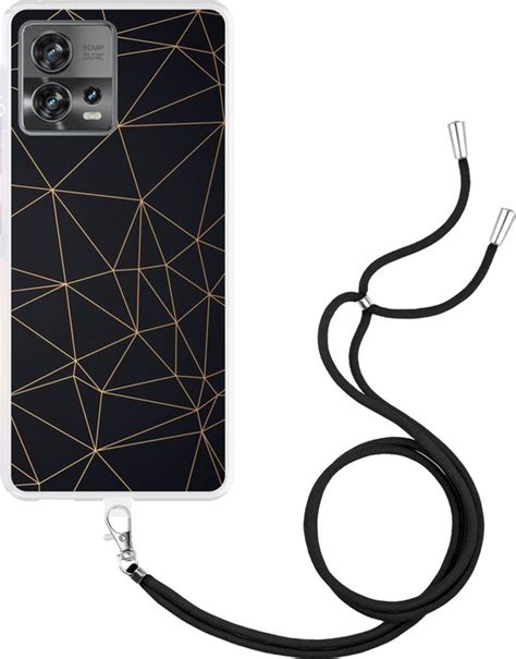 Cazy Hoesje Met Koord Geschikt Voor Motorola Edge 30 Fusion Luxury Bol