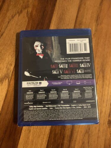 Saw The Complete Movie Collection Blu Ray For Sale Online EBay