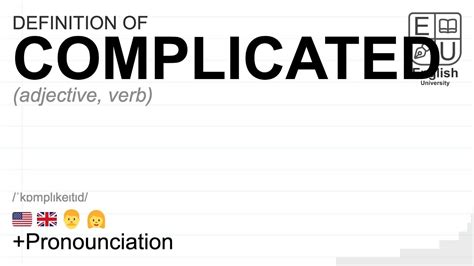Complicated Meaning ESC 365 What The New Universal Definition Of