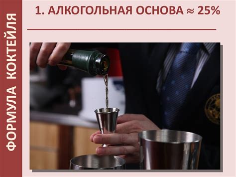 Изготовление коктейлей. Формула коктейля - презентация онлайн