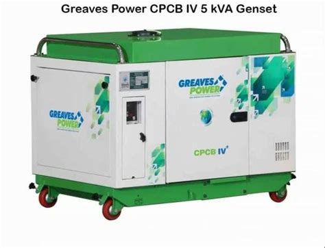 Greaves Power Cpcb Iv 5 Kva Genset Air Cooled At Rs 243596 In Nagpur Id 2850412351797