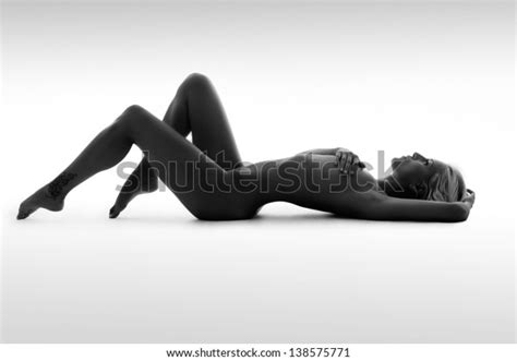 Naked Woman Lying On Floor Stock Photo Shutterstock