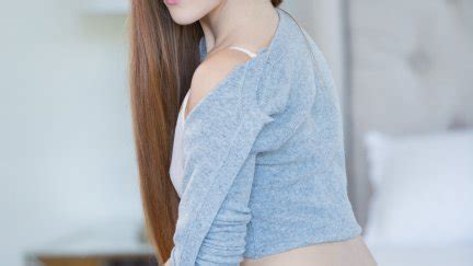 Kimberly Brix Women Pornstar Ass Brunette Long Hair White Bra White Panties Blacked