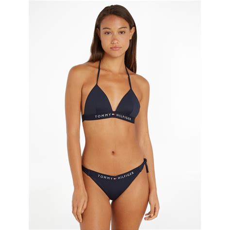 Tommy Hilfiger Fixed Triangle Bikini Top Triangle Bikinis