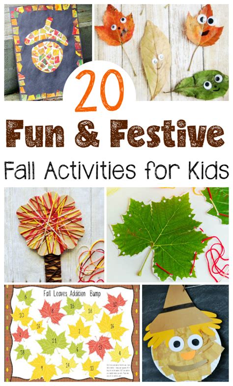 20 Fun & Festive Fall Activities for Kids – The PennyWiseMama