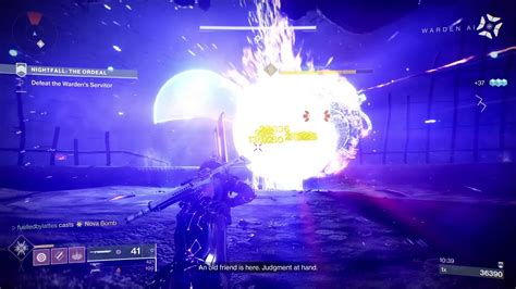 DESTINY 2 Warden Of Nothing Nightfall Fail Warlock Edition To Be