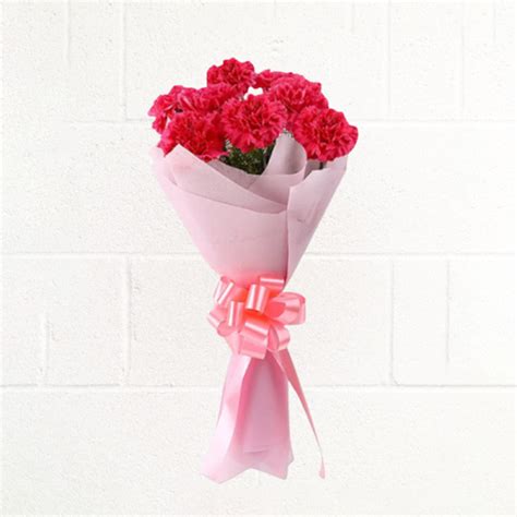 Buy Online Best Pink Carnation Beautiful Bouquet In Dubai