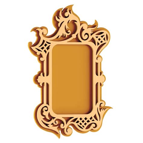 Plywood Mirror Frame Dxf File Free Laser Cut File