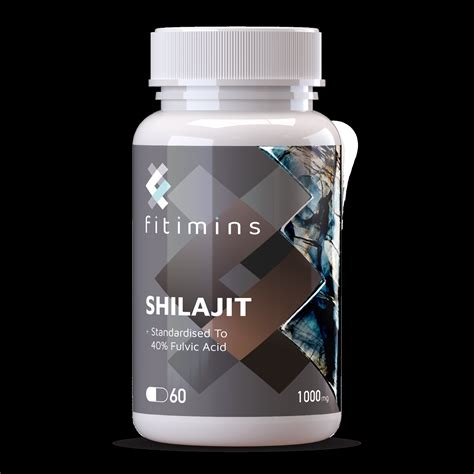 Shilajit 40 Fulvic Acid Supplements 1000mg Capsules