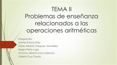 Significados De Las Operaciones Aritmeticas PPT