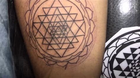 Sri Yantra Spiritual Tattoo Xpose Tattoos Jaipur Forearm Tattoo